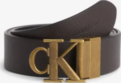 Calvin Klein Jeans Klassieke Riemen Riem Heren Zwart / Wit