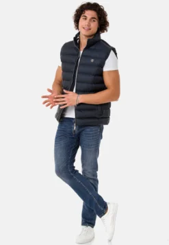 Bodywarmers Bodywarmer Heren Donkerblauw -TrendHaven 046b6ab21f34dcde092719637d8f242e scaled