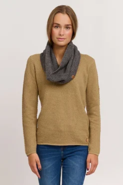 OXMO Tunnelsjaals Tunnelsjaal Dames Donkergrijs -TrendHaven 138be25363495e39f14af168677cdcae scaled