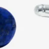 Gemshine Stropdassen & Accessoires Manchetknopen Lapis Lazuli Heren Zilver -TrendHaven 142094044d979409c8e1b857da5aaf42