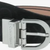 Calvin Klein Leren Riemen Riem Dames Zwart