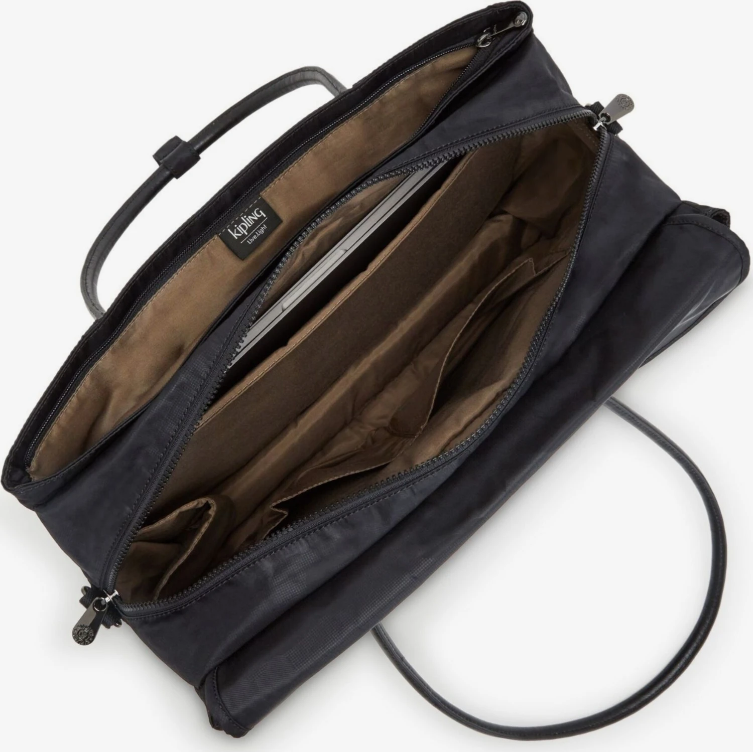 Kipling Laptoptassen Laptoptas Superworker Heren Zwart 5 Kipling Laptoptassen Laptoptas Superworker Heren Zwart - Afbeelding 3