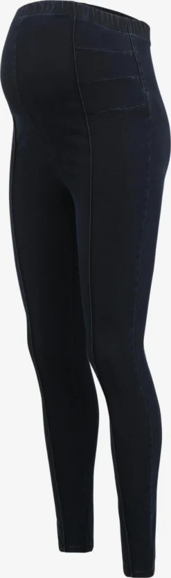 Mamalicious Jeans Skinny Jeggings OPLIN Dames Donkerblauw
