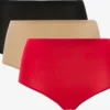 Chantelle Boxers Broekje Dames Nude / Rood / Zwart