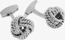 Stropdassen & Accessoires Manchetknopen Knot Heren Zilver