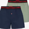 Hugo Pants Boxershorts Heren Navy / Olijfgroen