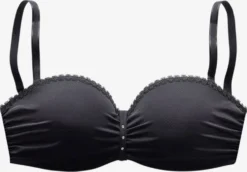 Nuance Push-up Bhs Push-up BH Dames Zwart