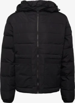 TrendHaven 24 Calvin Klein Jeans Gewatteerde Jassen Winterjas Heren Zwart