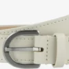 Calvin Klein Leren Riemen Riem Dames Ecru -TrendHaven 8fb1de361e9e9001bbd736602c5bb7b5