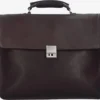 Leren Tassen Aktentas Countr Heren Kastanjebruin