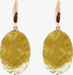 Gemshine Oorhangers Oorbellen Dames Geel