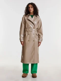 EDITED Trenchcoats Tussenmantel Yasemin Dames Beige -TrendHaven aa9801a05f554f08c443b4d2ee8dce4c scaled