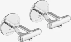 KUZZOI Stropdassen & Accessoires Manchetknopen Geo Heren Zwart / Zilver -TrendHaven cc5ad5351c4c9e8be2c956362ba52e81