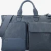 Piquadro Leren Tassen Aktentas Heren Blauw -TrendHaven d3e6c7ad5af6791396aa973379939736