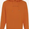 Hoodies Trui Organic Hooded Logo Dames Oranje