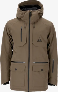 TrendHaven 28 SOS Winterjassen Winterjas Aspen Heren Kaki