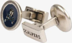 Scalpers Stropdassen & Accessoires Manchetknopen Heren Grijs